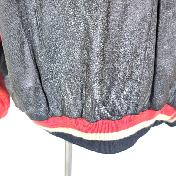 Men´s Vintage MIRAGE* Looney Tunes Leather Bomber Jacket Bomber & Varsity
